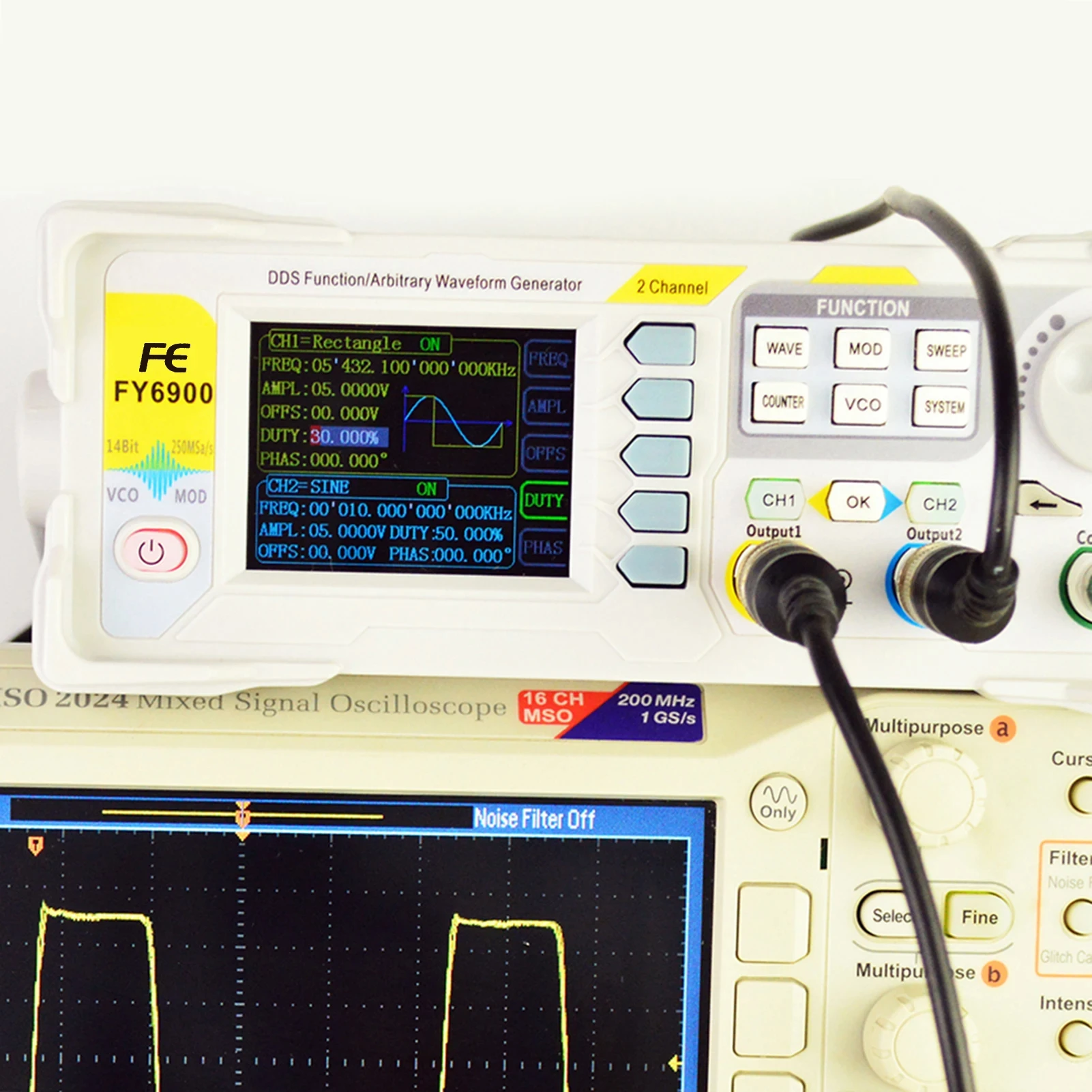 Function Arbitrary Waveform Generator - Fonte de sinal de pulso gerador