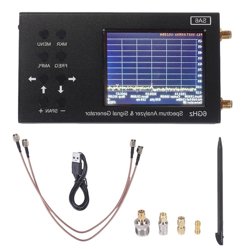 Signal Generator Spectrum Analyzer - Analisador de Espectro Portátil ABCL SA6
