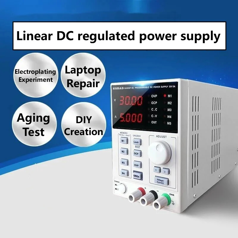 Programmable Dc Power Supply 30V 10A - Fonte de Alimentação DC Linear Regulada