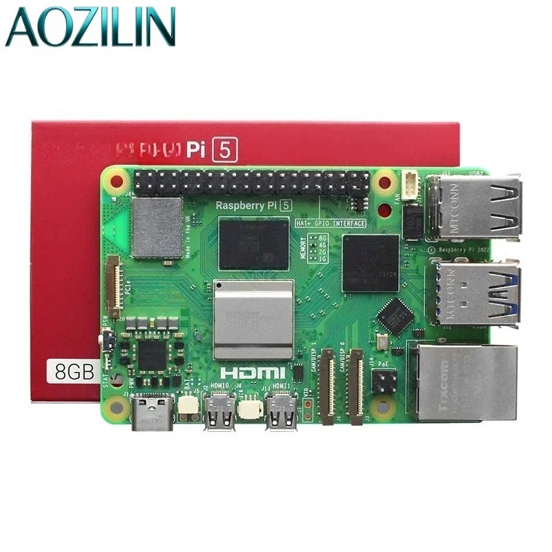 Raspberry Pi 5 8Gb Kit - Kit de Placa-Mãe para Raspberry Pi