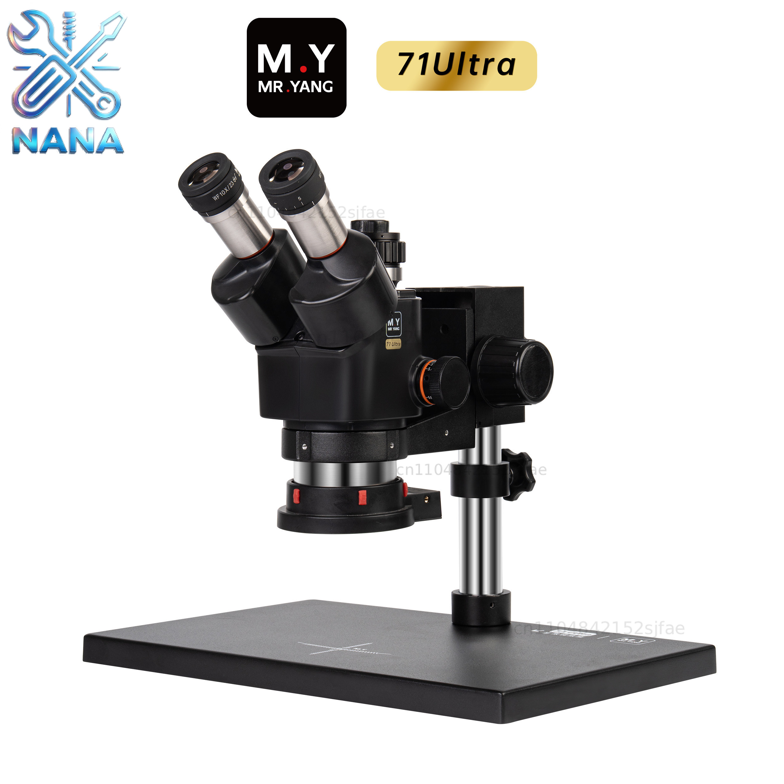 Stereo Trinocular Microscope Pcb - Microscópio Trinocular YCS MR.YANG 71 ULTRA