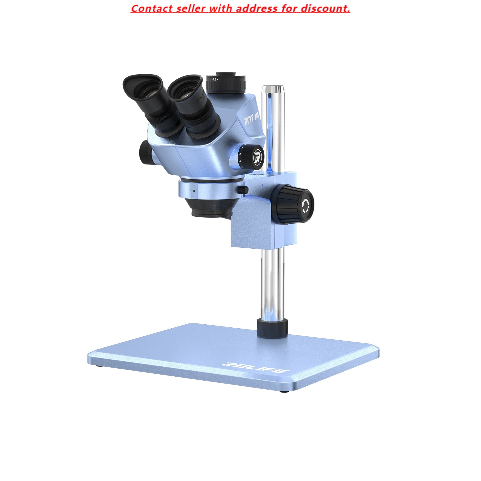 Stereo Trinocular Microscope Pcb - Relife RL-M7T Pro-B11 trinocular hd microscópio