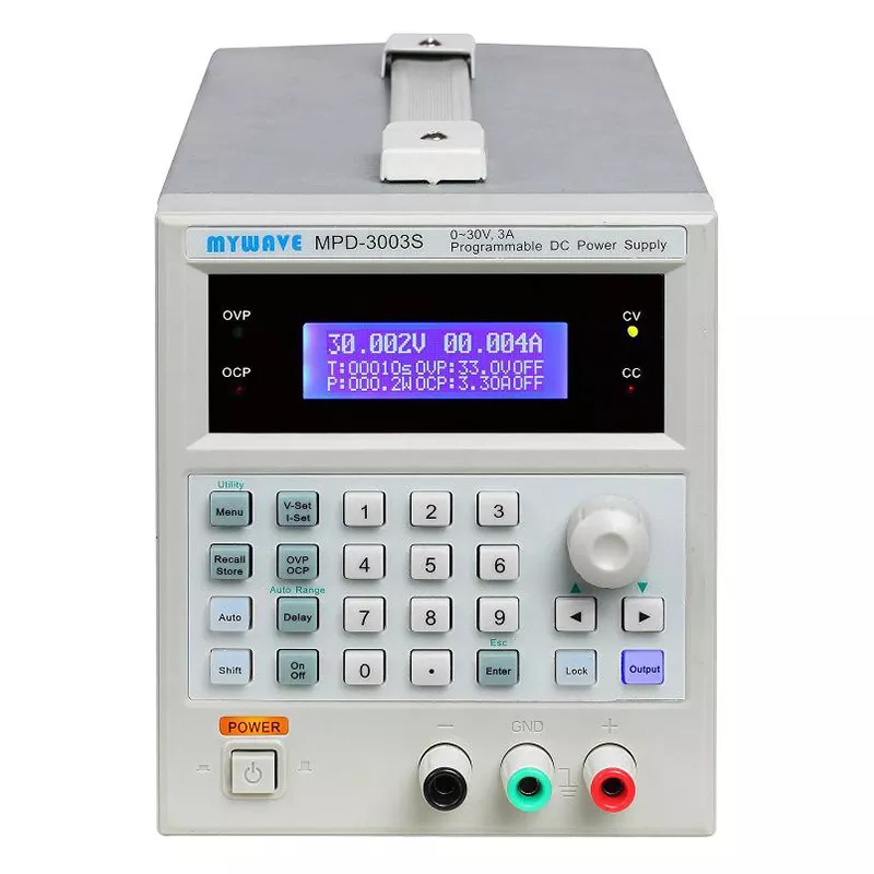 Linear Lab Power Supply Adjustable - MPD-3003S programável saída única ajustável digital