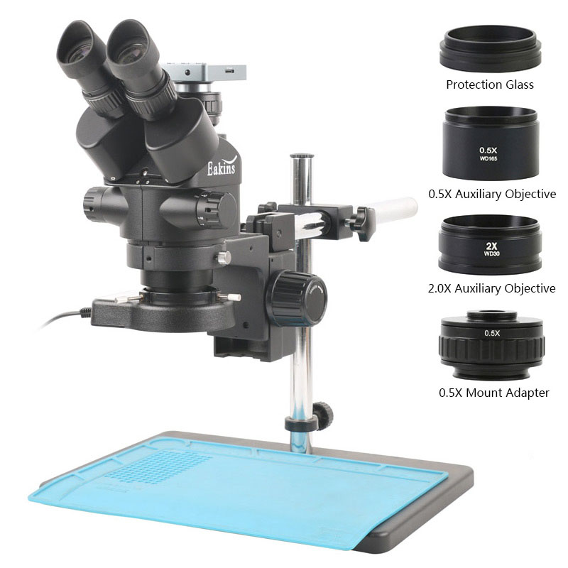 Stereo Trinocular Microscope Pcb - Simul Focal Stereo Trinocular Microscópio Set,