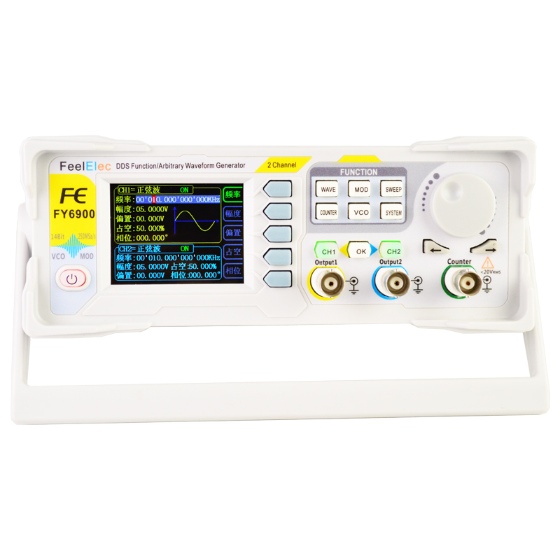 Function Arbitrary Waveform Generator - Dual Channel DDS Função Arbitrária Waveform