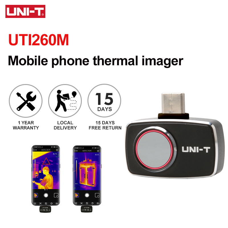 Thermal Imaging Camera Pcb Repair - Câmera térmica UNI-T para telefone uti260m