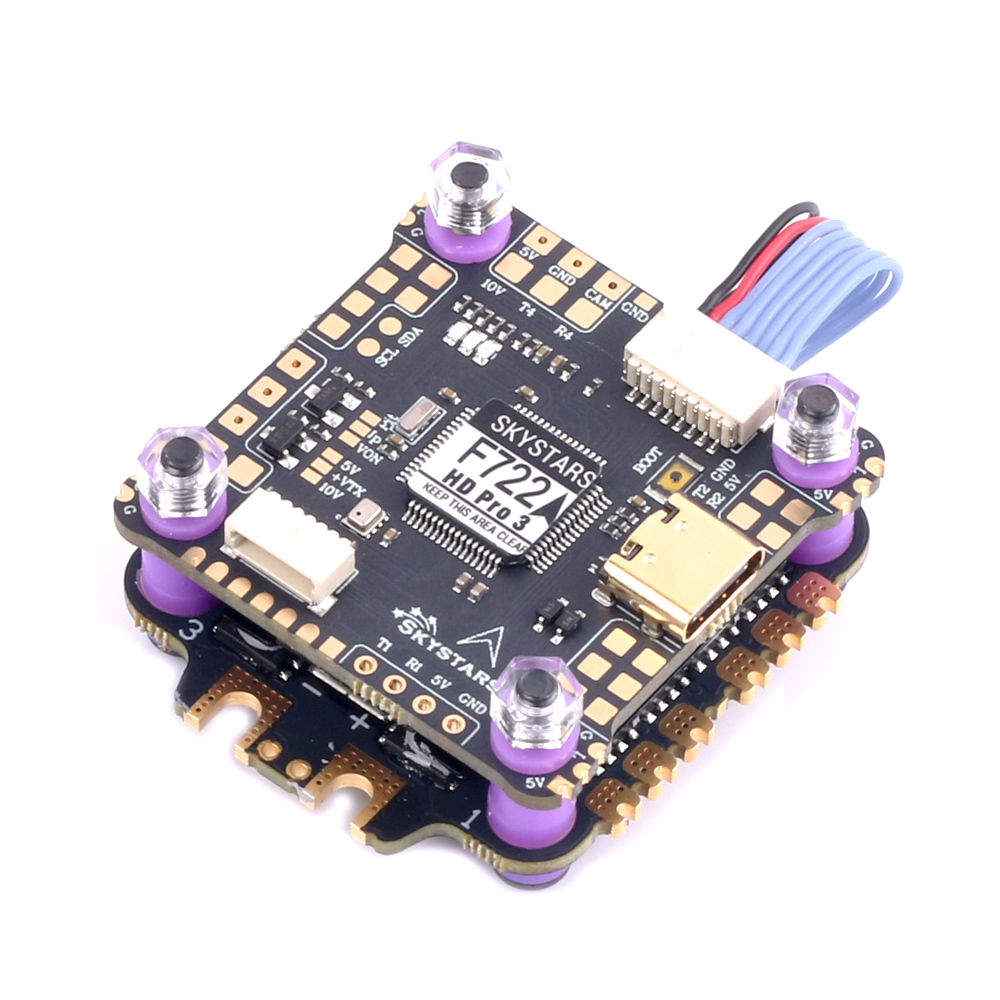 Fpv Flight Controller F7 Stack 60A - Controlador de vôo SKYSTARS F7 e