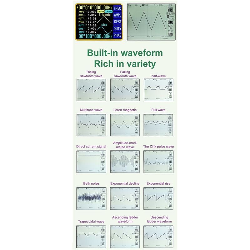 Gerador de Sinal de Forma de O - Function Arbitrary Waveform Generator avaliação e preço