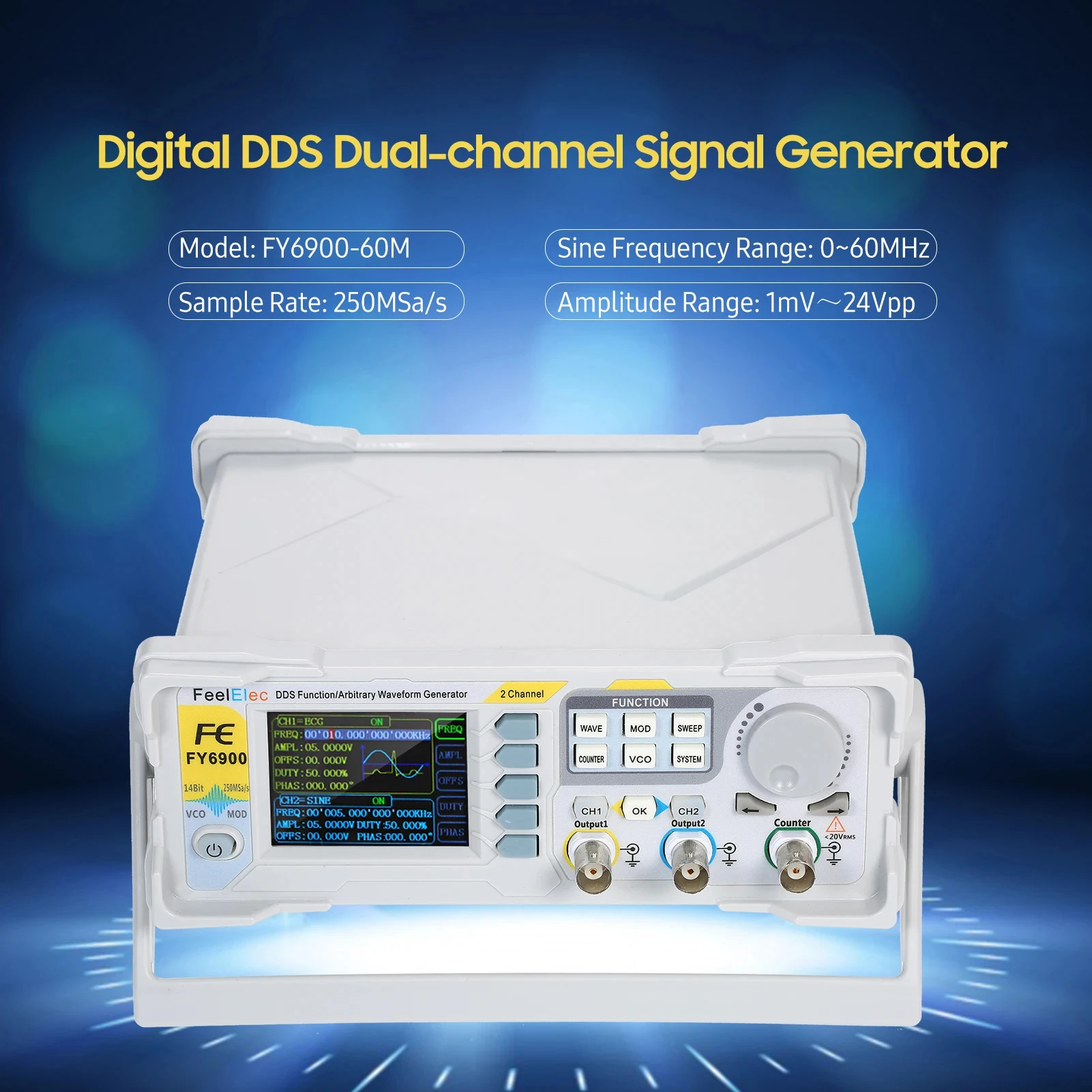 Fonte de sinal de pulso gerado - Function Arbitrary Waveform Generator avaliação e preço