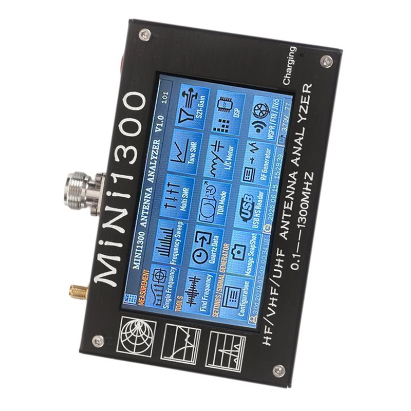 ABUI-Mini1300 Analisador de Re - Signal Generator Spectrum Analyzer avaliação e preço