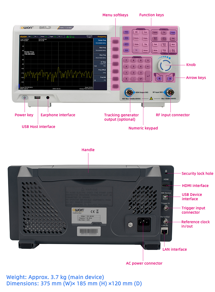 Analisador de Espectro Portáti - Signal Generator Spectrum Analyzer avaliação e preço