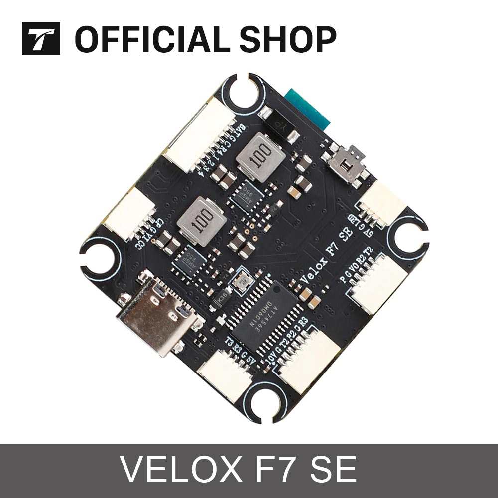 T-HOBBY velox f7 se 30x30 kk2. - Fpv Flight Controller F7 Stack 60A avaliação e preço
