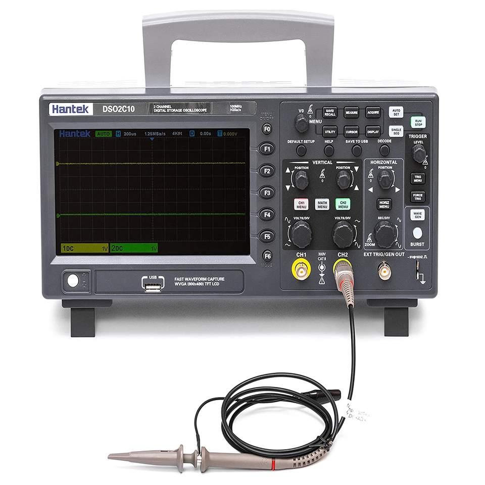 Hantek DSO2C10 2 canais 100 MH - Digital Storage Oscilloscope 100Mhz avaliação e preço