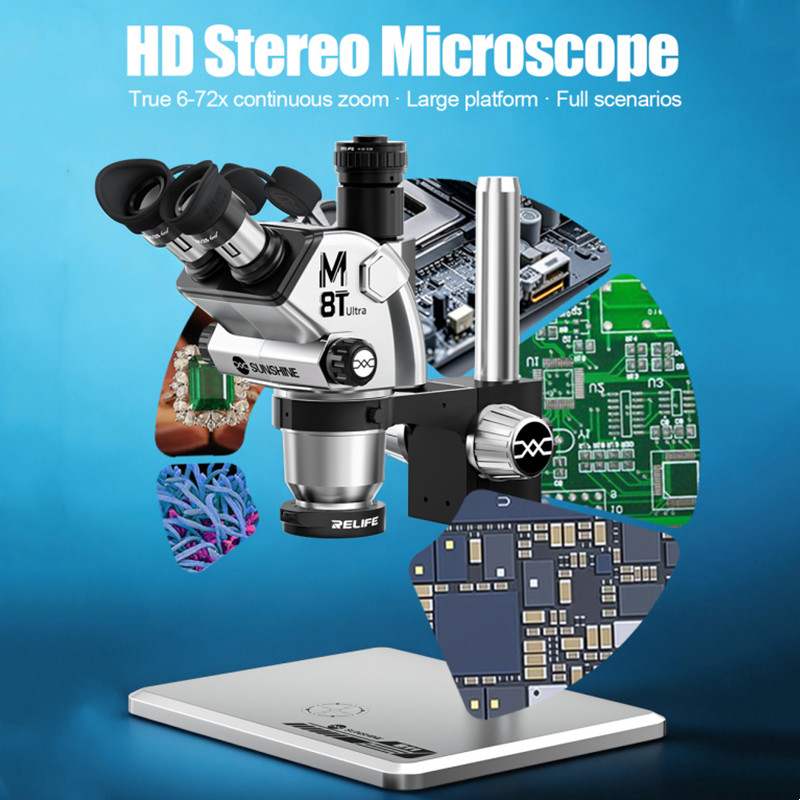 Microscópio Estéreo Ultra Trin - Stereo Trinocular Microscope Pcb avaliação e preço
