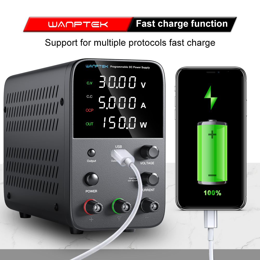 Wanptek fonte de alimentação d - Programmable Dc Power Supply 30V 10A avaliação e preço
