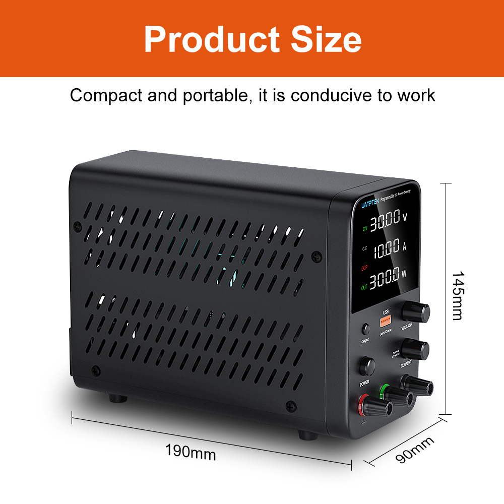 Wanptek fonte de alimentação d - Programmable Dc Power Supply 30V 10A avaliação e preço