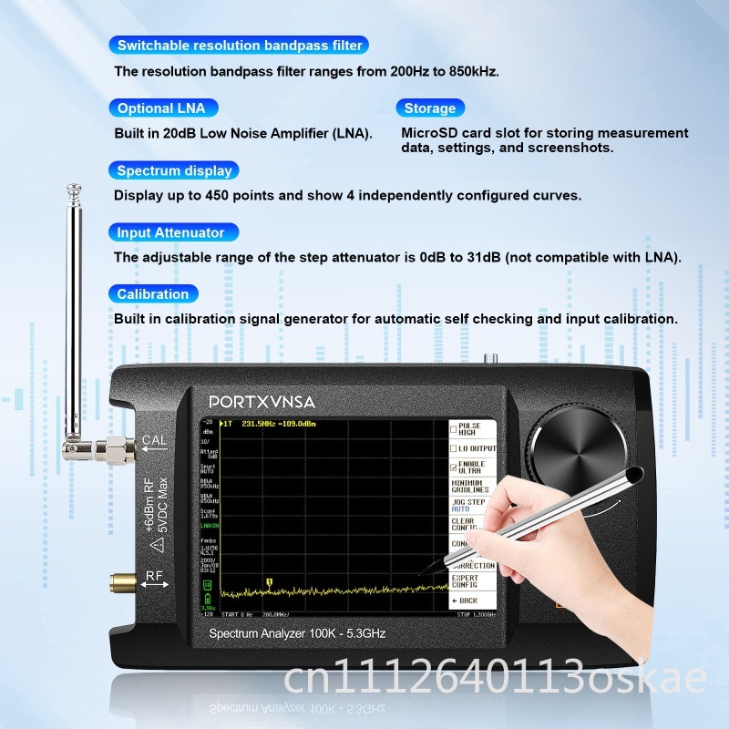 Analisador de Espectro Portáti - Signal Generator Spectrum Analyzer avaliação e preço