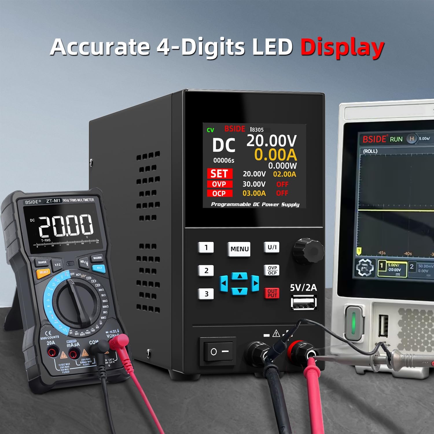 Fonte de alimentação regulada  - Programmable Dc Power Supply 30V 10A avaliação e preço