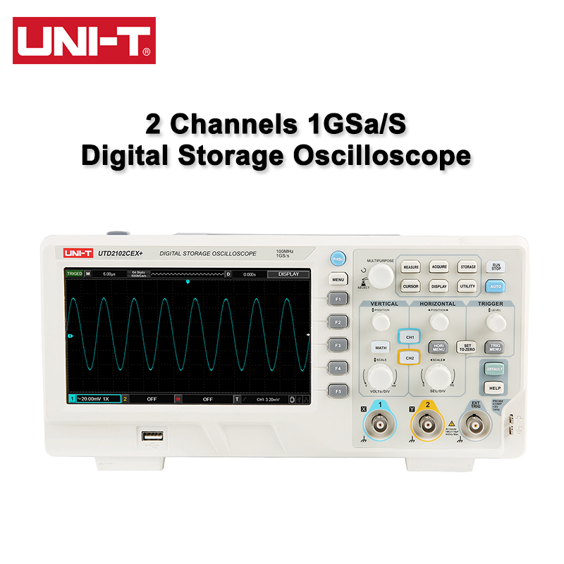 Osciloscópio digital UNI-T utd - Digital Storage Oscilloscope 100Mhz avaliação e preço