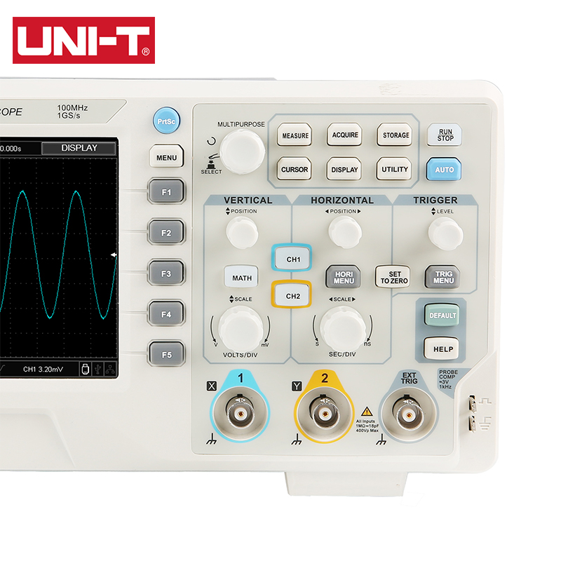 Osciloscópio digital UNI-T utd - Digital Storage Oscilloscope 100Mhz avaliação e preço