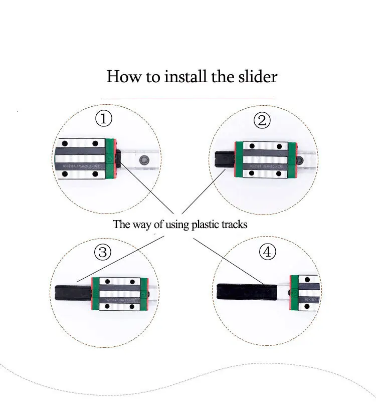 6 pçs mgn9h 1 pçs mgn12h trilh - Voron 2.4 R2 Kit avaliação e preço