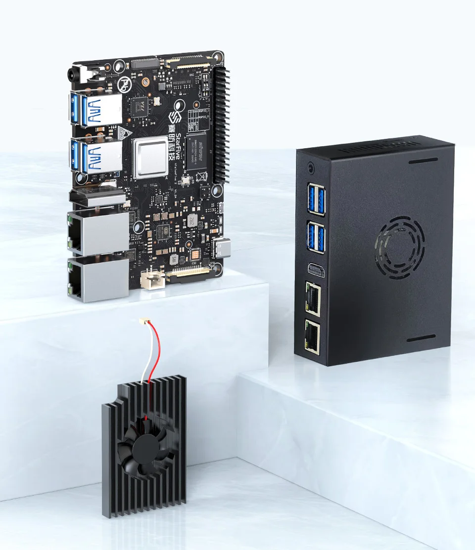 VisionFive2 8GB WiFi AI Kit, C - Raspberry Pi 5 8Gb Kit avaliação e preço