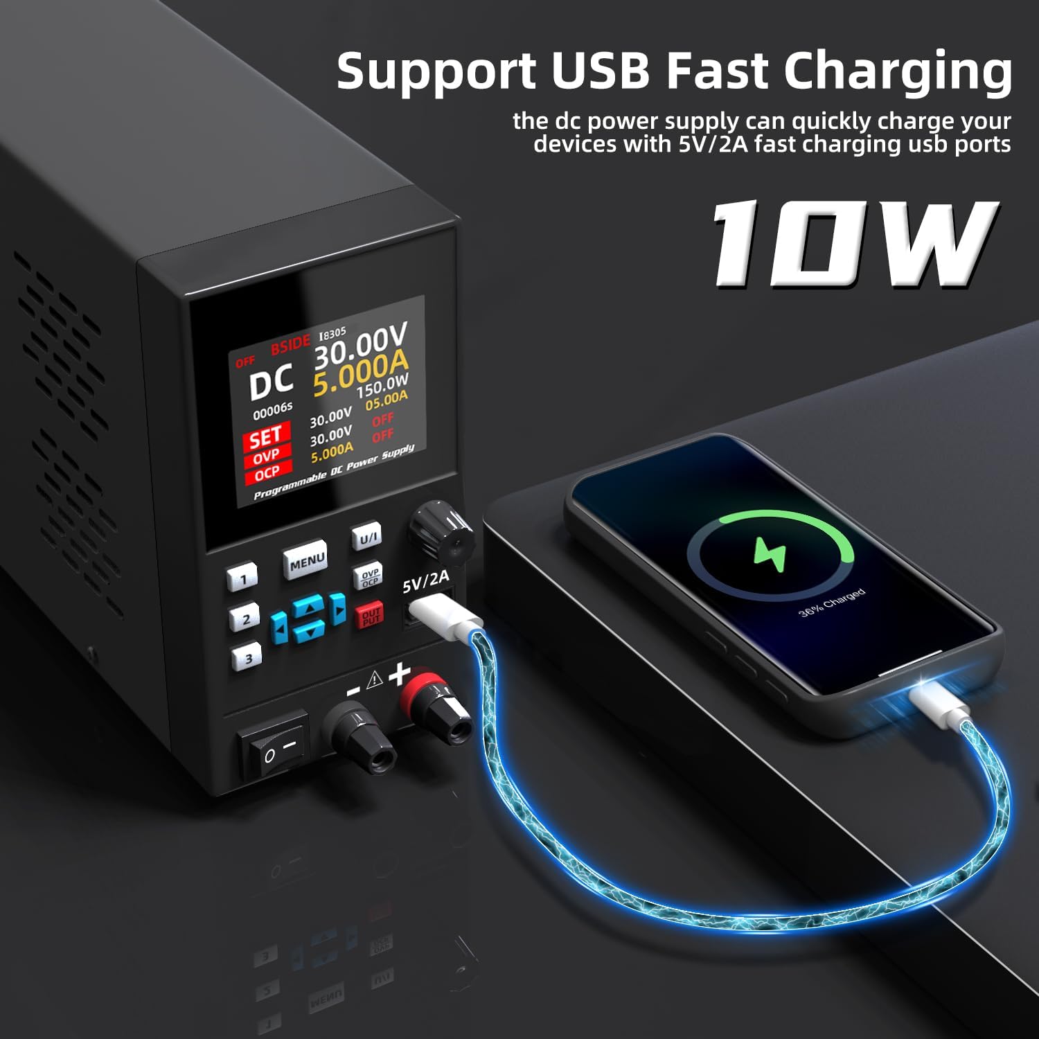 Fonte de alimentação regulada  - Programmable Dc Power Supply 30V 10A avaliação e preço