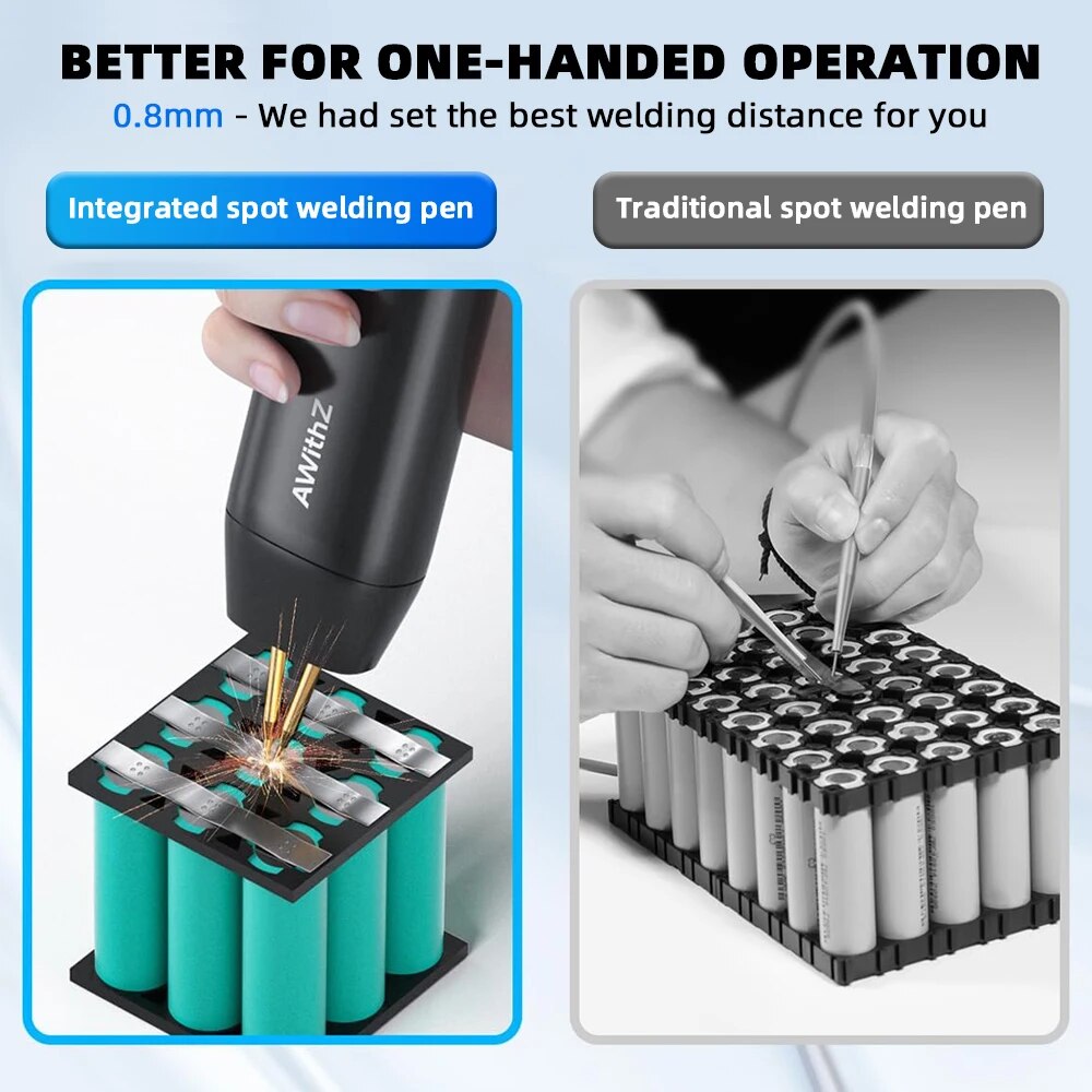 Awithz portátil bateria ponto  - Spot Welder 18650 Battery Pack avaliação e preço
