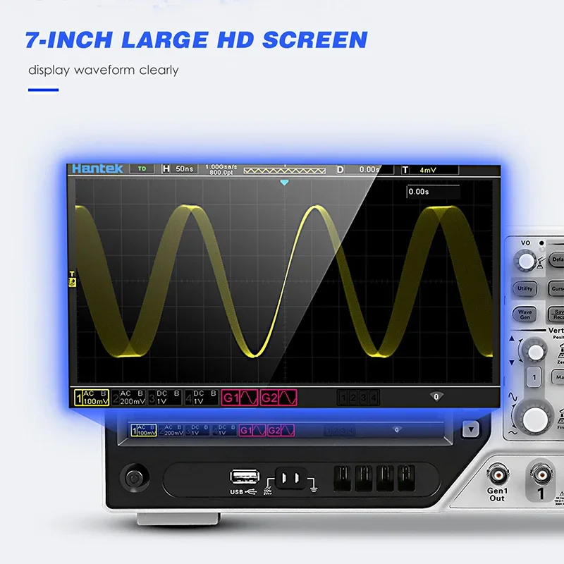 Hantek Dpo6104b Osciloscópio d - Digital Storage Oscilloscope 100Mhz avaliação e preço