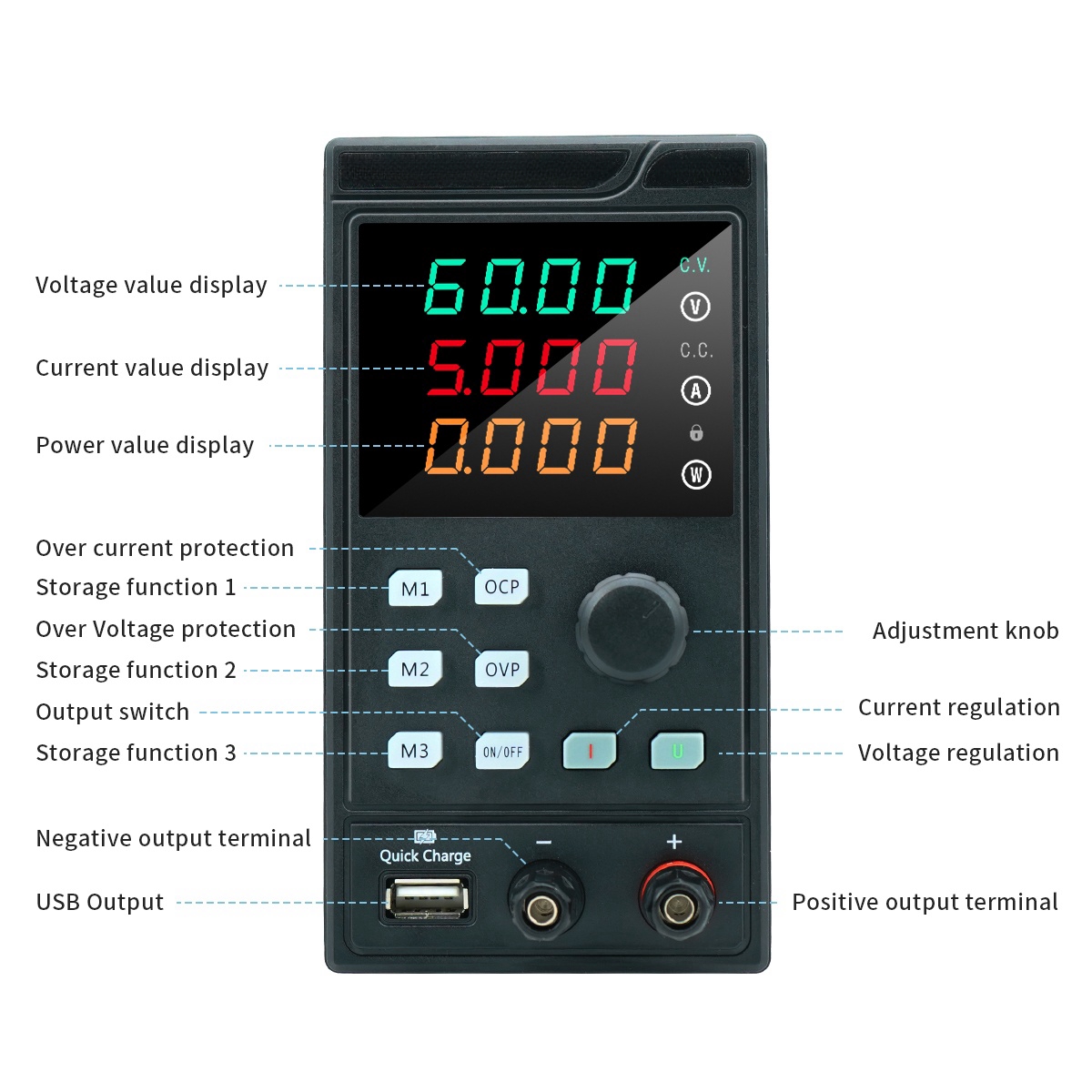 MYAMI-Banco ajustável programá - Programmable Dc Power Supply 30V 10A avaliação e preço