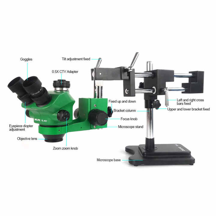 Microscópio Estéreo Trinocular - Stereo Trinocular Microscope Pcb avaliação e preço