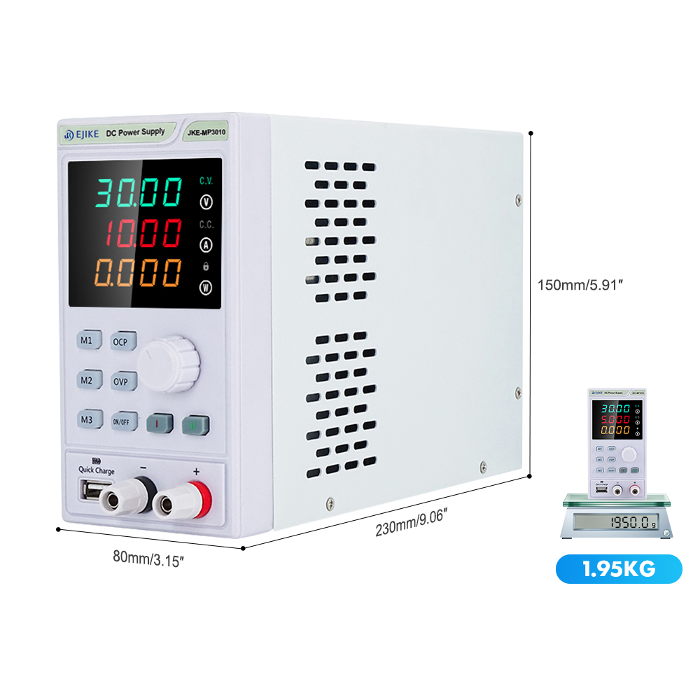 Fonte de Alimentação DC EJIKE  - Programmable Dc Power Supply 30V 10A avaliação e preço