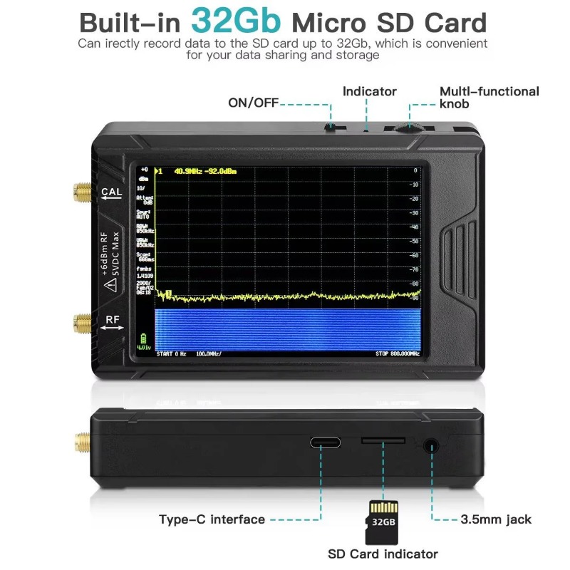 Novo analisador de espectro mi - Signal Generator Spectrum Analyzer avaliação e preço