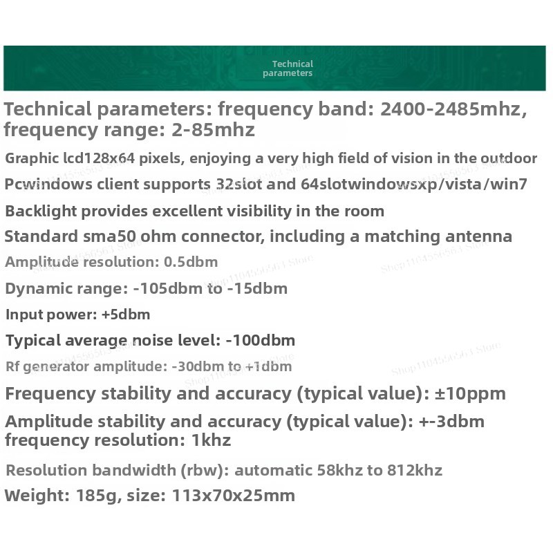 Gerador de sinal portátil RF E - Signal Generator Spectrum Analyzer avaliação e preço