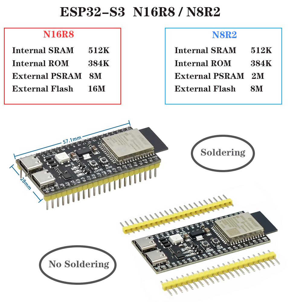 Placas de Desenvolvimento ESP3 - Esp32 S3 Development Board Lot avaliação e preço