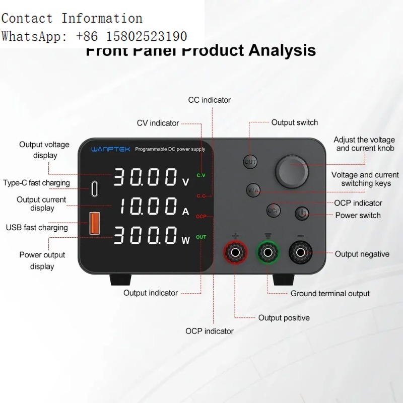 Fonte de Alimentação Programáv - Programmable Dc Power Supply 30V 10A avaliação e preço