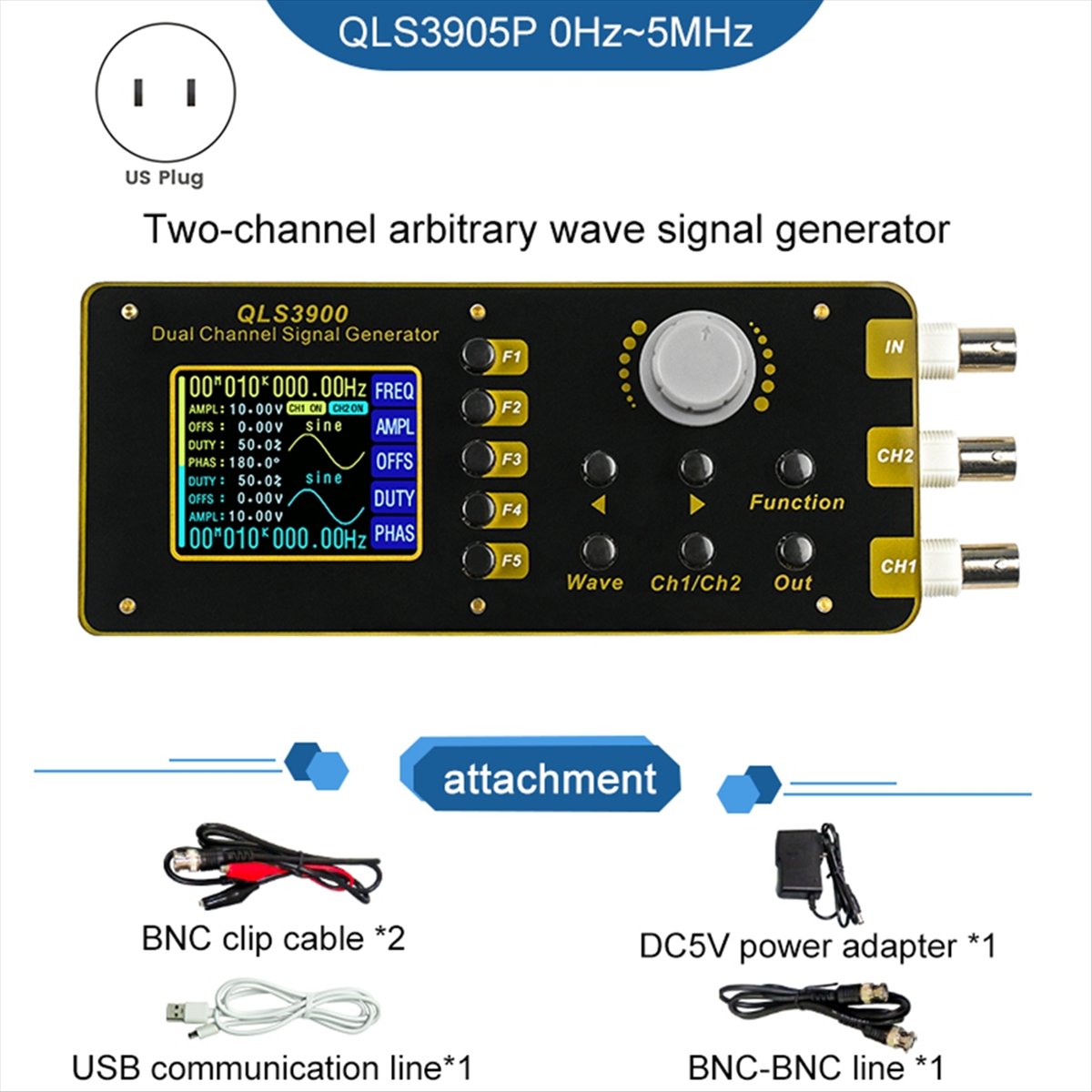 OKgood Gerador de Sinal de For - Function Arbitrary Waveform Generator avaliação e preço